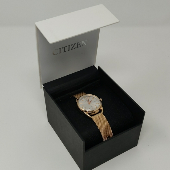 Citizen Accessories - Citizen Women's Gold-Tone Mesh Watch